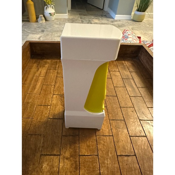 One Click Butter Cutter Dispenser Slicer Kitchen Gadget Yellow White Vintage EUC - Picture 3 of 6